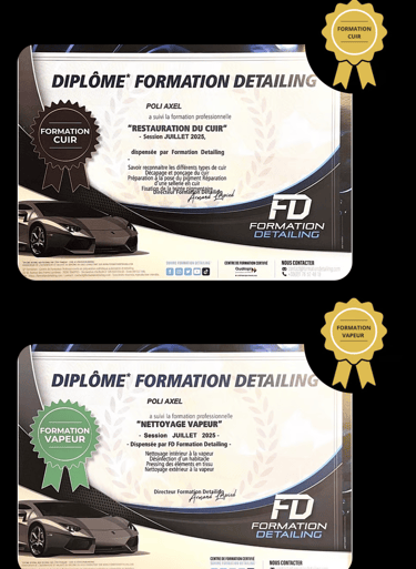 certifications detailing