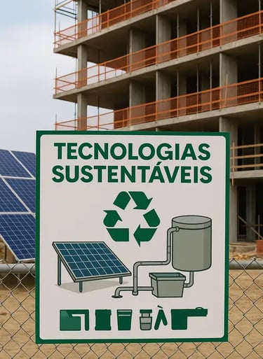 Tecnologias sustentáveis aplicadas na construção civil com foco em ESG ambiental