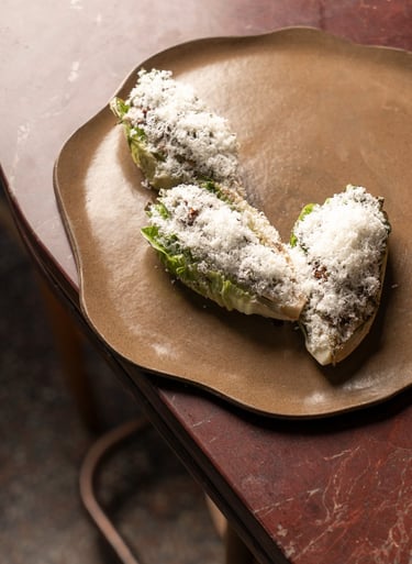 a plate with a piece of food on it - lunemon