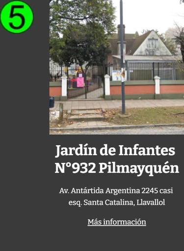 Jardin de Infantes 932, Llavallol