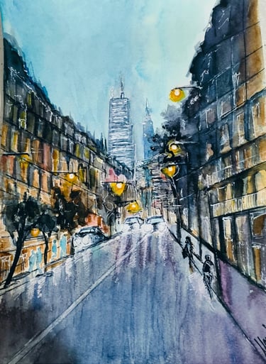 Colección de acuarelas – arte pintado a mano