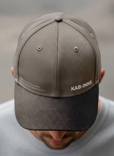 Face cap merchadise for cabin rental business