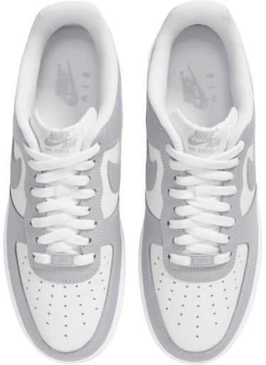 nike air force 1 branco e cinza