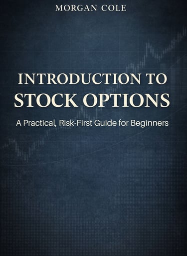 Beginner options trading book by Morgan Cole
