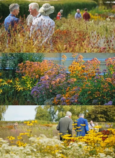 Dutch landscape designer Piet Oudolf known for naturalistic planting and modern garden design philos
