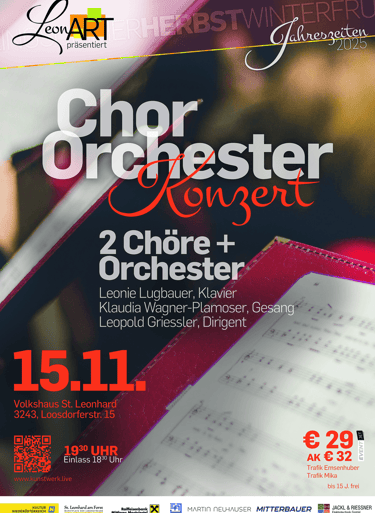 Flyer von Chor Orchester