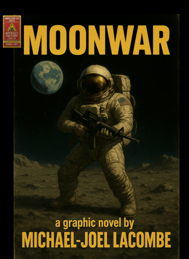 a man in a space suit and helmet with a gun