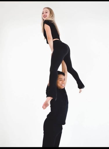 Boy pairs figure skater