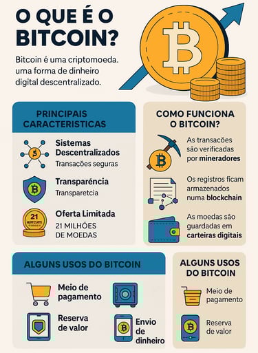 imagem de um gráfico resumindo o processo do Bitcoin