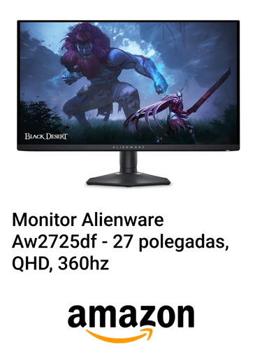 Monitor Alienware AW2725DF 360hz Amazon