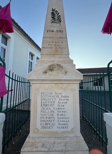 rechampissage monument aux morts