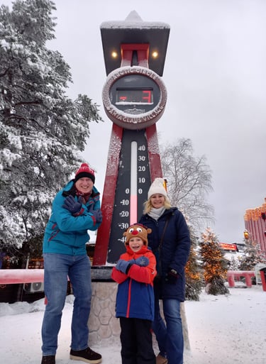 Cold in Santa's village
