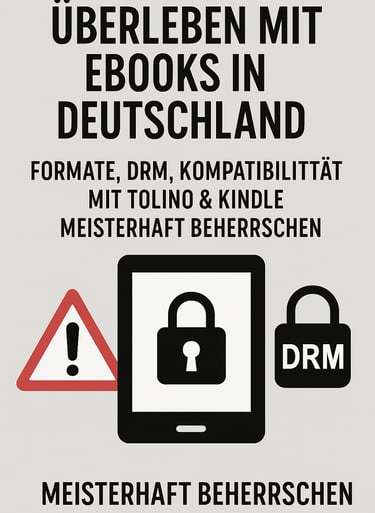 Ebooks ohne Stress – Ihr kompletter DRM & Tolino/Kindle Guide 2025
