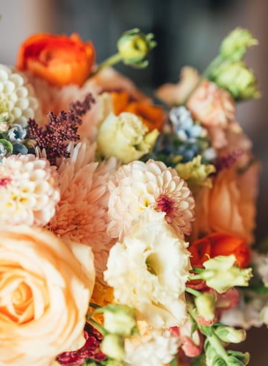 bouquet de fleurs coloré