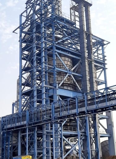Technical Structure of Thermal Plant, Jhajjar, Haryana