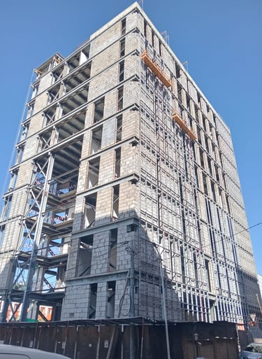 Multi Story PEB Building Erection & Mezzanine at Ulaanbatar, Mongolia, MEA Project