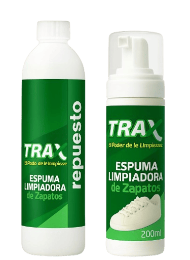 espuma para limpiar zapatos