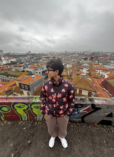 Oporto, un día lluvioso. Muy lluvioso.