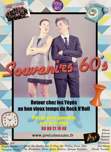 Spectacle sur les années 60