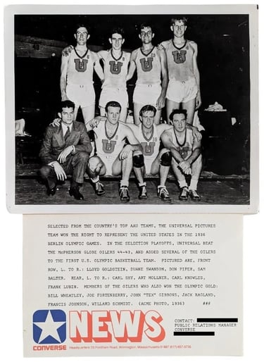 Olympic Team USA Basketball Photograph