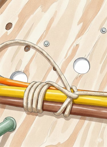 Schwäbisch Hitch best knot for pulling wire. Better than lineman's grapevine hitch.