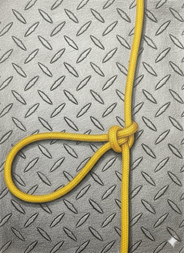 Span loop best electrician knot for Trucker’s hitch and midline loop