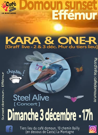 Kara, One-R, fresque, performance