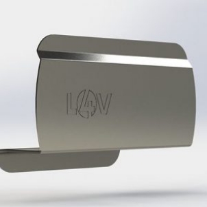 van external latch shield