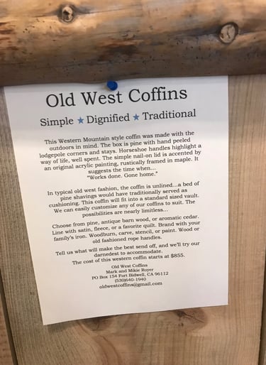 Old West Coffins