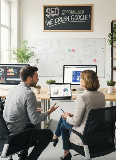 sander praat met klant - seo bureau rotterdam 