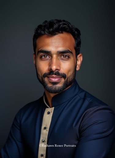 business man with a blue dress shirt on business headshots