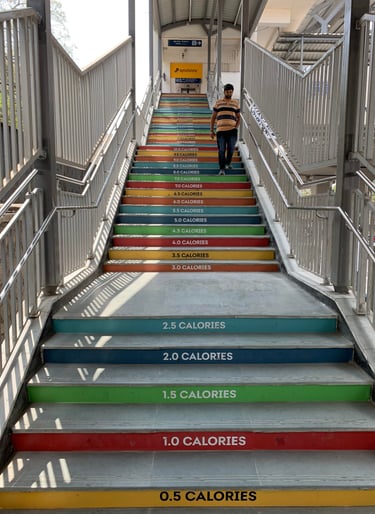 escalier calories santé