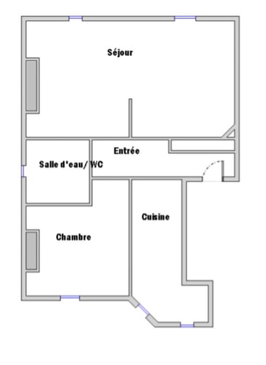 Plan d'appartement à vendre