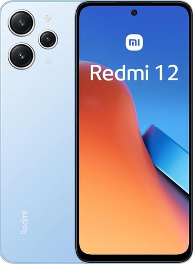 Xiaomi Redmi 12 4G - Smartphone de 4+128GB, Pantalla de 6,79" FHD+ , Azul (Versión ES)