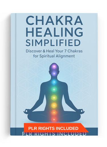 Chakra Healing Simplified ebook cover – 7 chakras healing and alignment guide, instant PDF download
