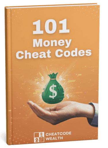 a book cover of 101 money cheat codes