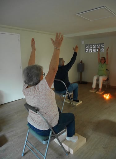 yoga chaise fontenilles