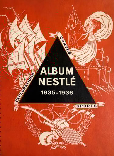 1935-36 Album Nestle Sports Cards from France