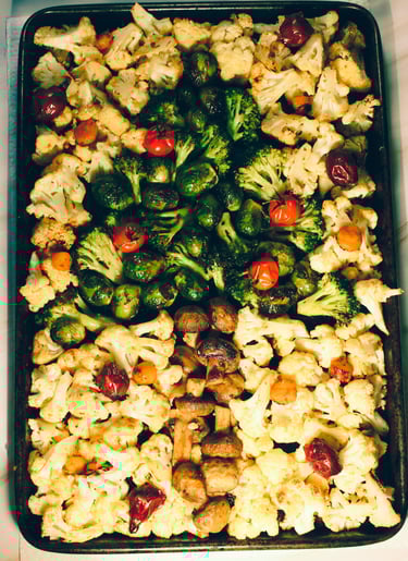 Holiday Christmas Recipe: Roasted Mixed Vegetables