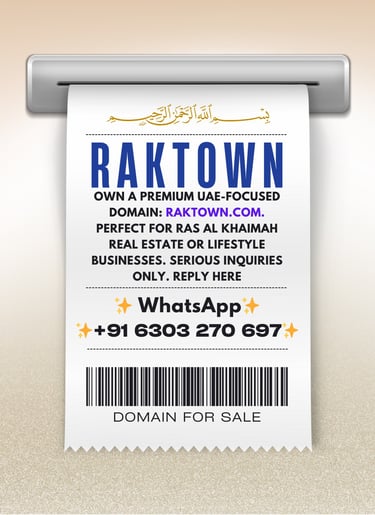 RAKTOWN.COM DOMAIN NAME OFFER