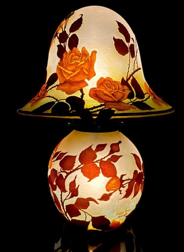 Lampe Muller Freres Art Nouveau