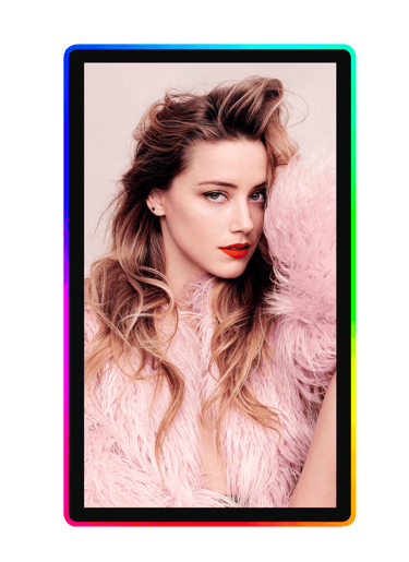 ClaraTech industrial 4K flat touch monitor with IK10 glass for slot machine displays