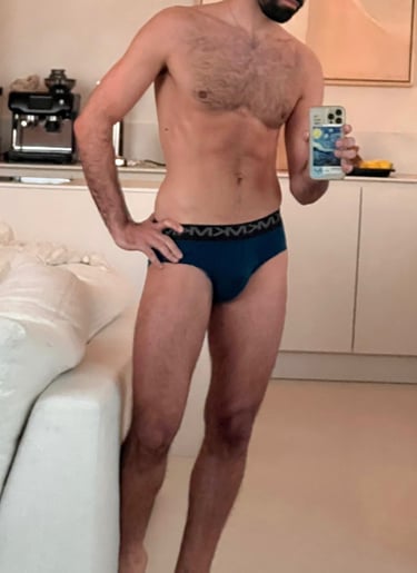 client transformation photo muscle growth