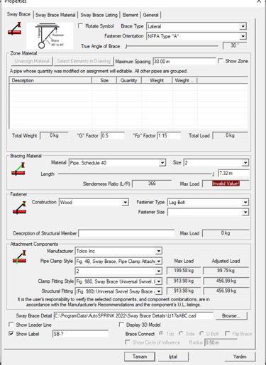 Deprem Askıları Program