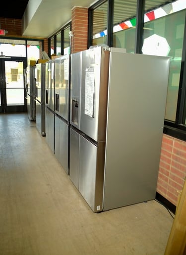 Refrigerator and freezer at discounted prices at Appliances 4 Less in Tucson