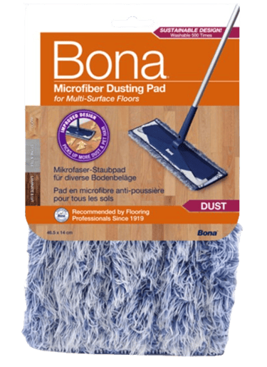 a product of a bona cleaning mop with a cleaning brush