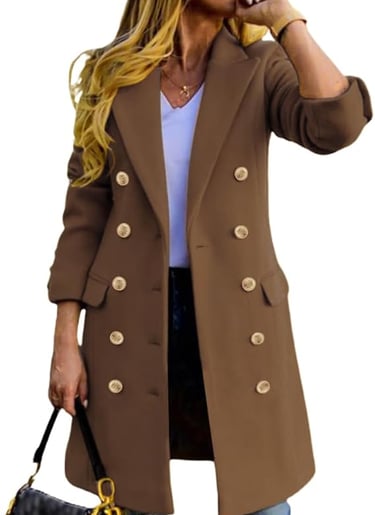 Women's Wool Trench Coat
