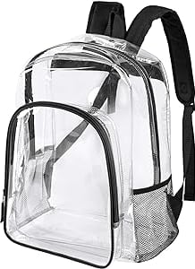clear backpack