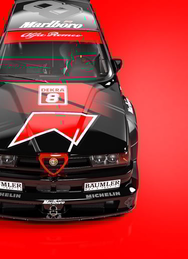 livery de Marlboro del coche DTM Alfa Romeo 