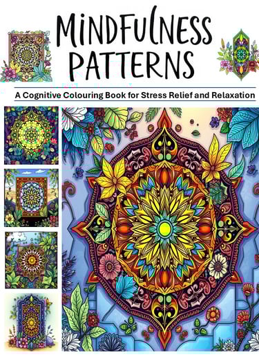 Mindfulness Patterns Colouring Book Cover